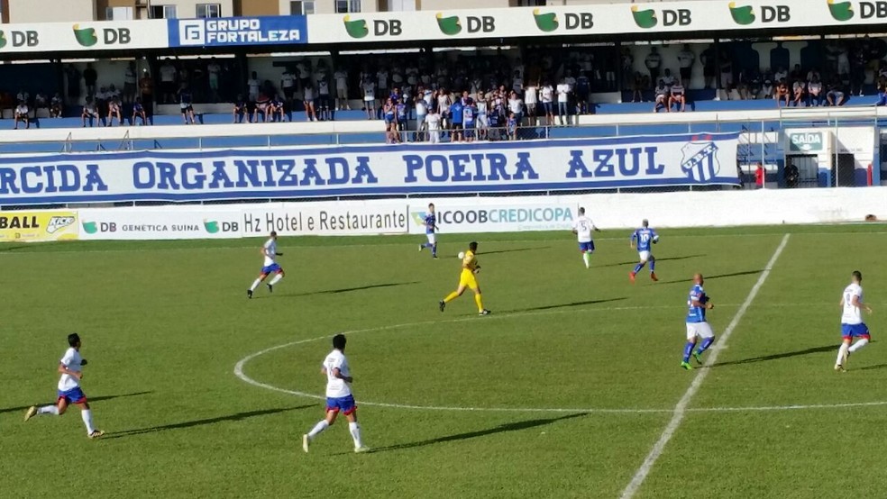Na sÃ©rie D de 2017, o Itumbiara venceu a URT por 1 a 0 no Zama Maciel (Foto: Paulo Barbosa)