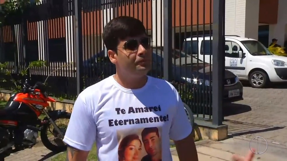 Viúvo de empresária assassinada com estilete em briga de trânsito diz que perdoa a acusada — Foto: Reprodução/Inter TV