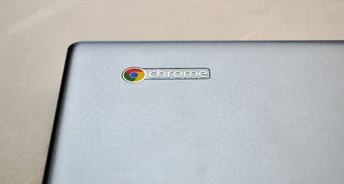 Logotipo do Chromebook chama atenção para o seu sistema operacional (Foto: Andréa Lagareiro) (Foto: Logotipo do Chromebook chama atenção para o seu sistema operacional (Foto: Andréa Lagareiro))