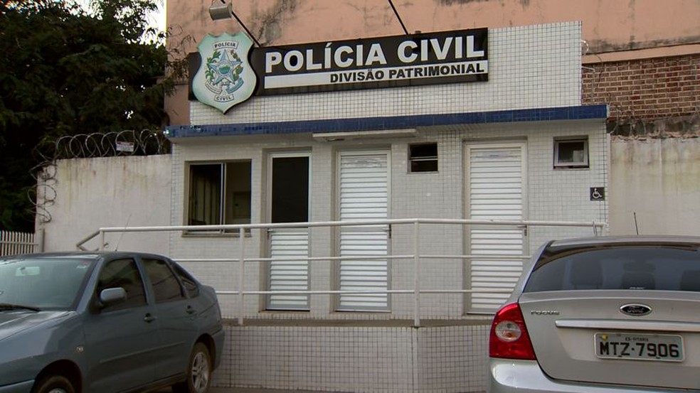 Delegacia Patrimonial no Espírito Santo (Foto: Reprodução/TV Gazeta)