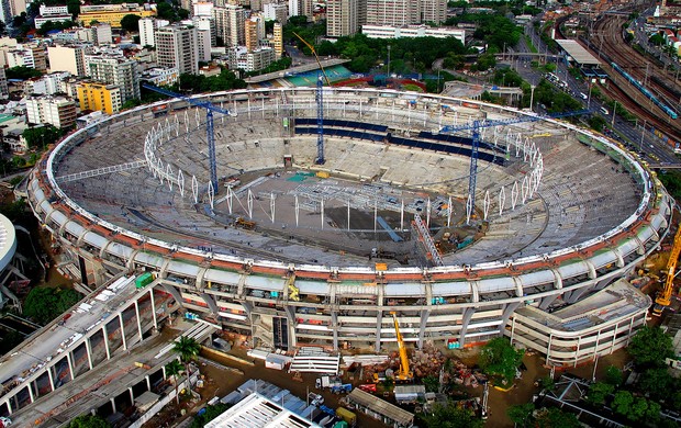 visão geral estádio maracanã obras (Foto: Genílson Araújo / O Globo)