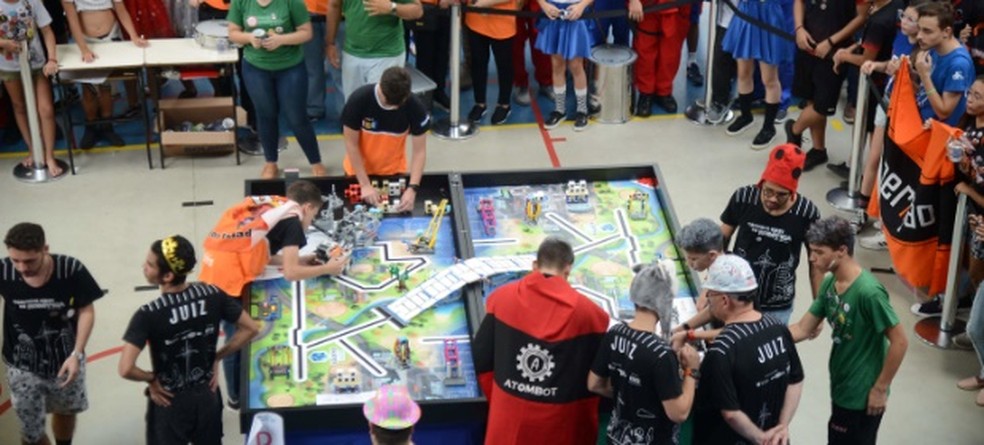 Torneios de robótica acontecem eventualmente pelo Brasil. — Foto: Sesi/ Fiemg/ Divulgação