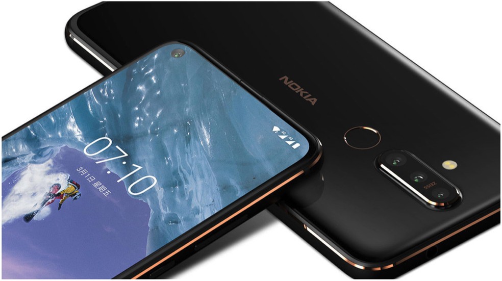 Sensor de 48 megapixels Ã© um diferencial do sistema de cÃ¢mera tripla do Nokia X71 â Foto: DivulgaÃ§Ã£o/Nokia