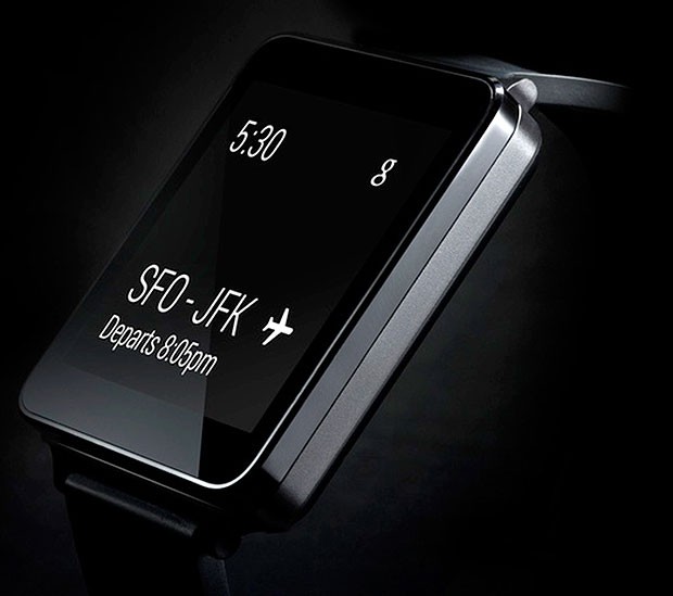 Relógio inteligente da LG, que rodará o sistema Android Wear, do Google. (Foto: Divulgação/LG)