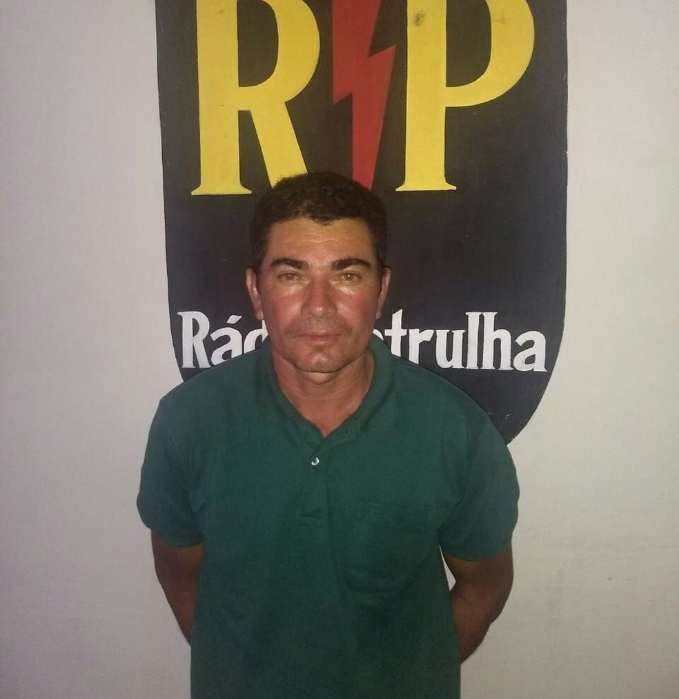 Pedreiro Marcondes Gomes da Silva, suspeito do desaparecimento de Iasmin Lorena, em Natal, foi preso no litoral potiguar â€” Foto: PM/DivulgaÃ§Ã£o
