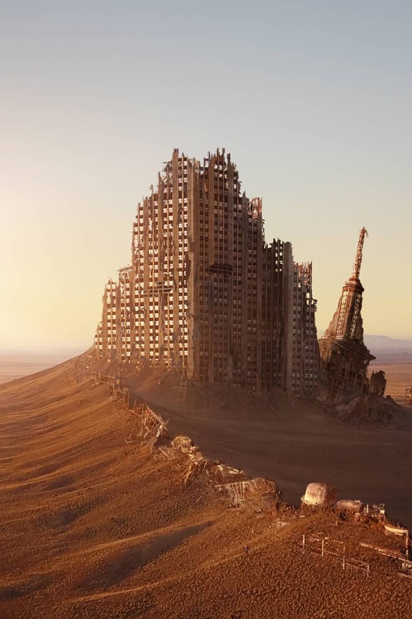 Artista imagina como ficariam cidades após apocalipse climático (Foto: Reprodução/Instagram)
