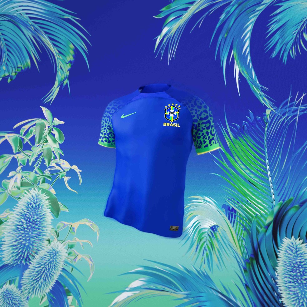 Uniforme 2 da Seleção para a Copa do Mundo FIFA 2022 — Foto: Reprodução/Nike