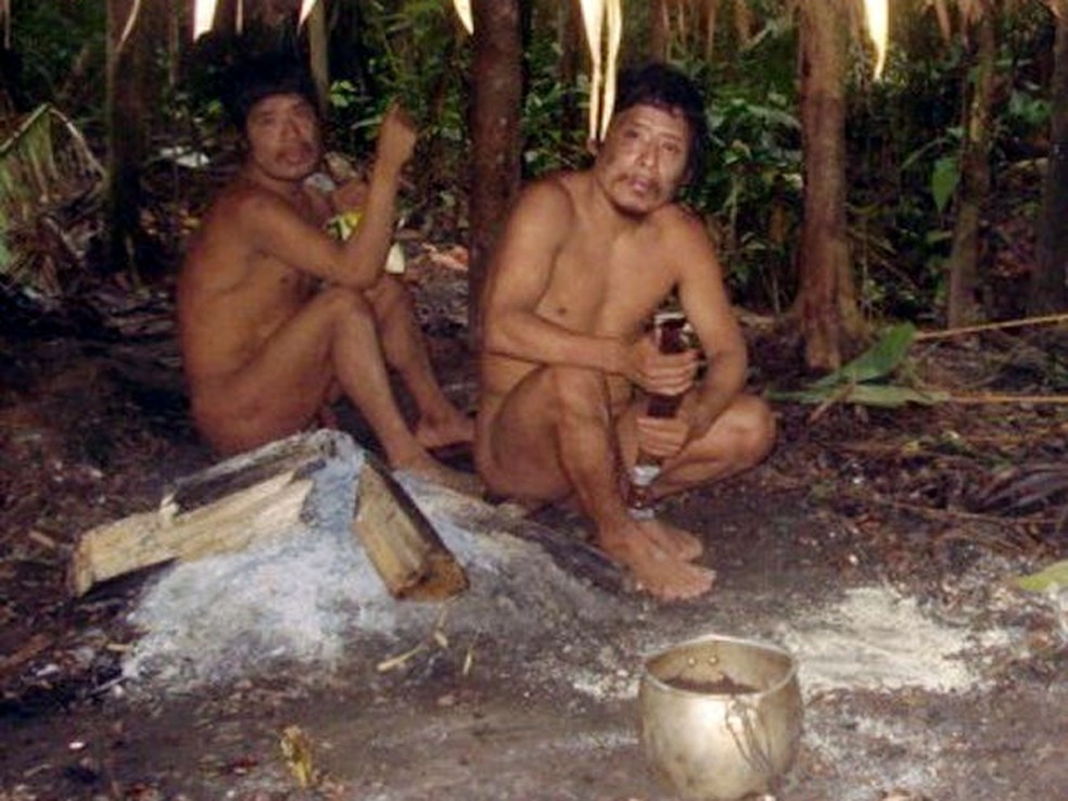 Índios Tyku e Mondé-i vivem isolados em terra indígena em Mato Grosso — Foto: Funai