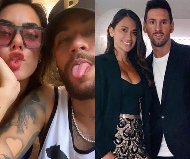 Neymar e Bruna Biancardi vão a jantar com Messi e Antonela Roccuzzo (Foto: Reprodução/Instagram) Neymar e Bruna Biancardi vão a jantar com Messi e Antonela Roccuzzo (Foto: Reprodução/Instagram)