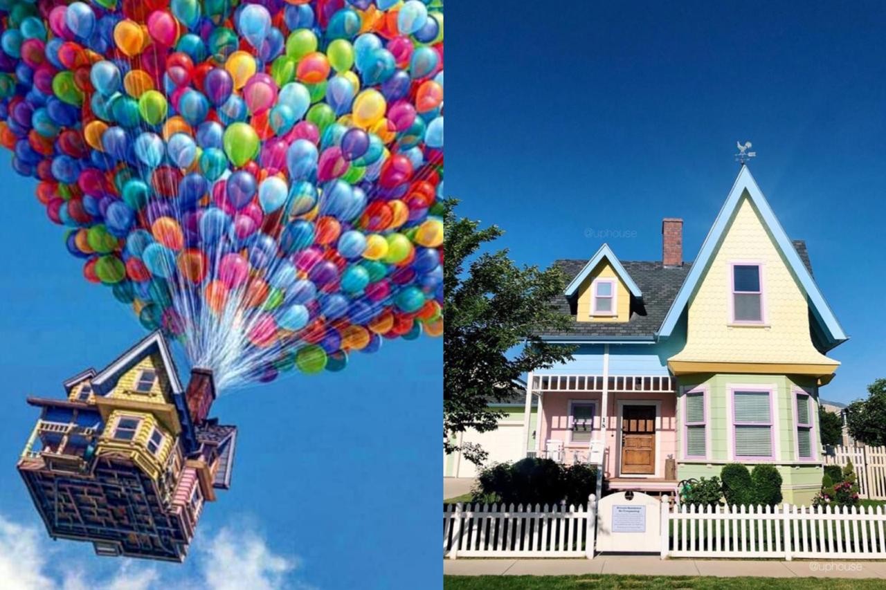 8 casas icônicas de desenhos animados e filmes construídas na vida real (Foto: Reprodução/Instagram)