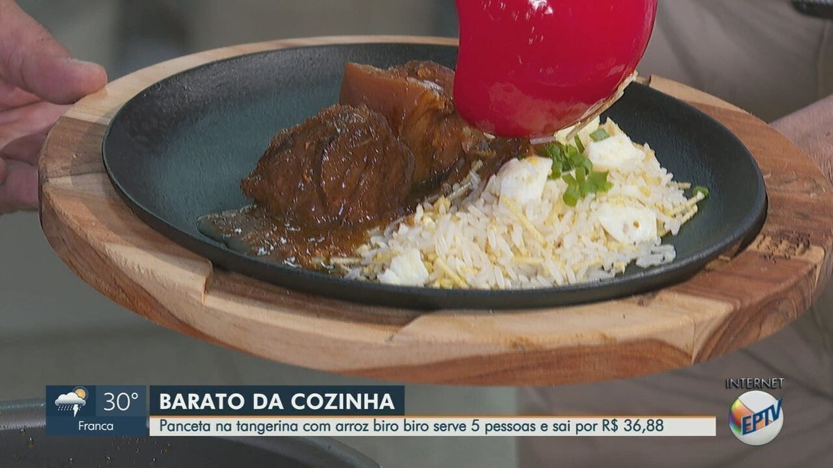 Barato Da Cozinha Aprenda A Fazer Panceta Na Tangerina Com Arroz Biro Biro Ribeir O Preto E