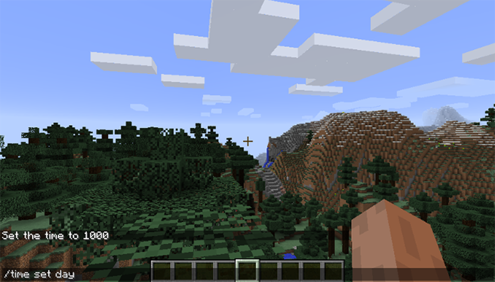 Faça ficar dia em Minecraft (Foto: Reprodução/Murilo Molina)