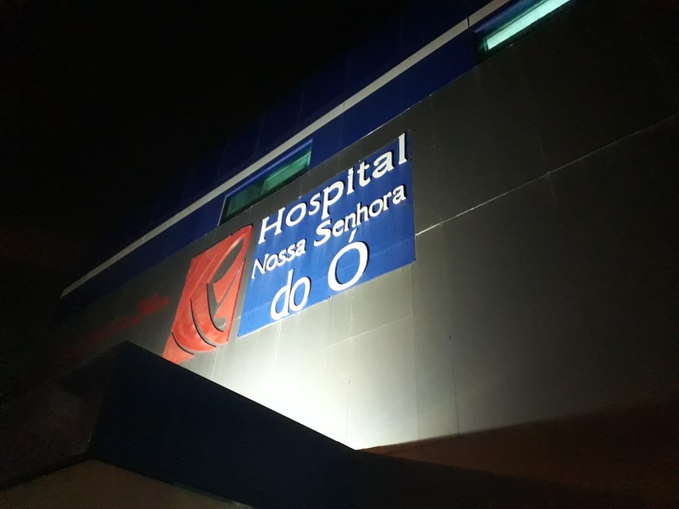Hospital Nossa Senhora do Ã fica  no Recife â Foto: Thuan Nascimento/ReproduÃ§Ã£o/WhatsApp
