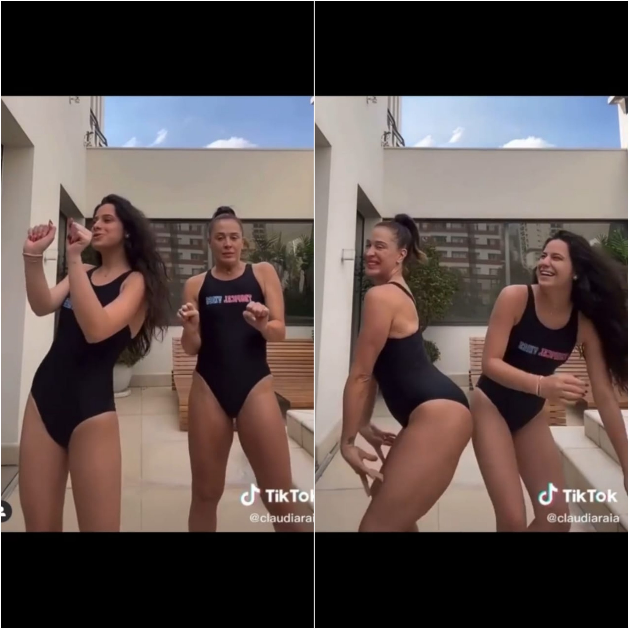 Claudia Raia dança com a filha em vídeo, Bruna Marquezine comenta e fãs fazem planos (Foto: Reprodução/Instagram)