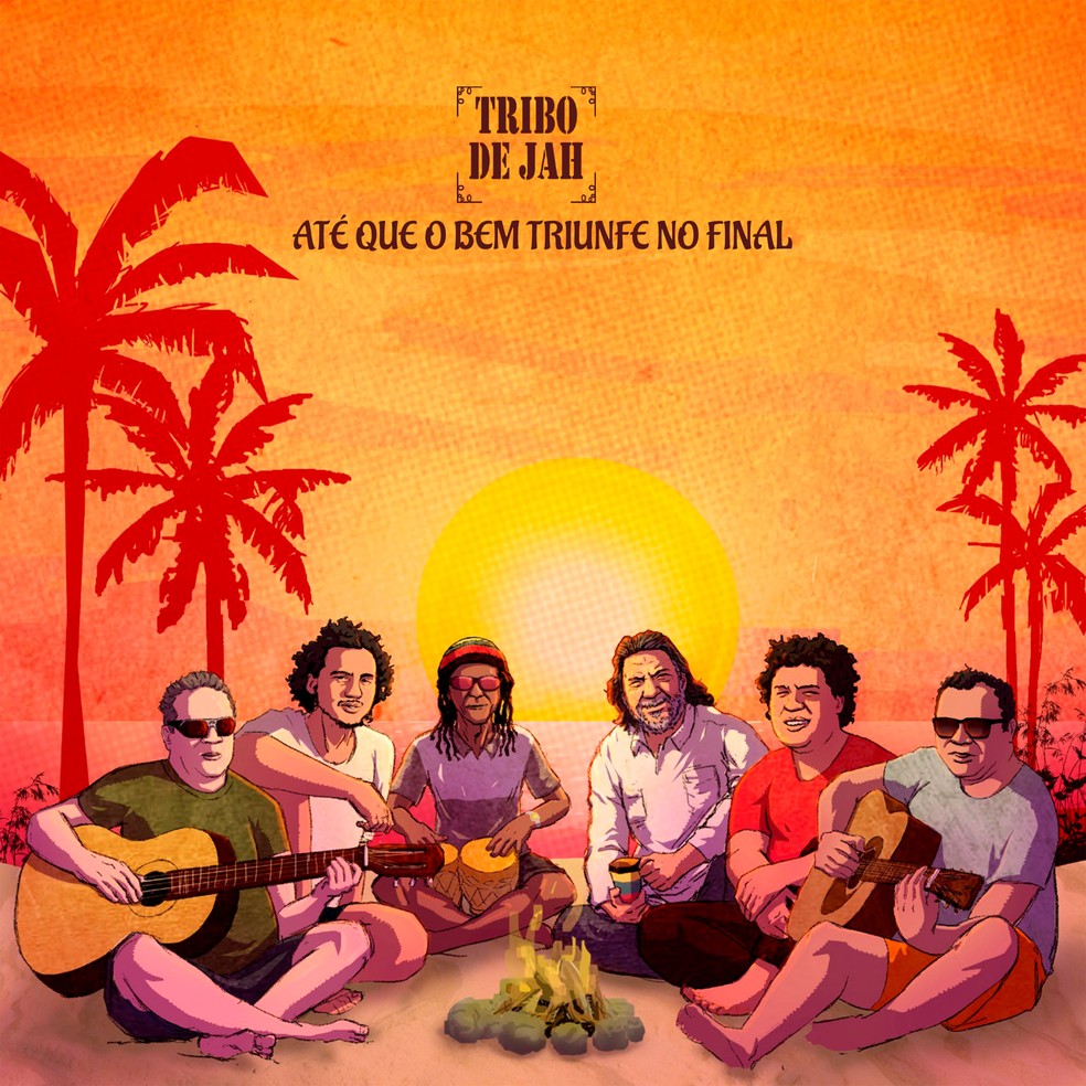 Tribo de Jah —  capa do álbum 'Até que o bem triunfe no final'.