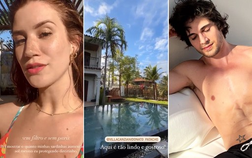 Fiuk e Thaisa Carvalho curtem Alagoas em resort com diária de R$ 3 mil