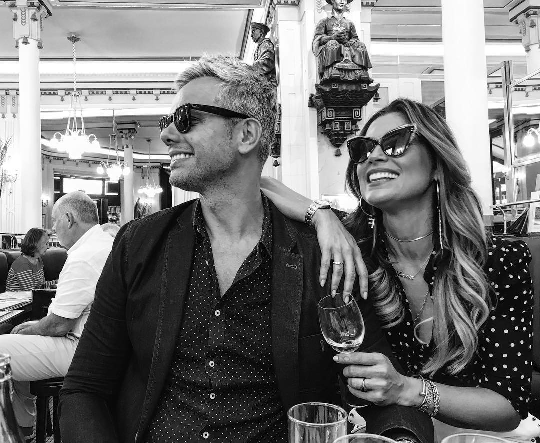 Flávia Alessandra e Otaviano Costa em Paris (Foto: Reprodução/Instagram)