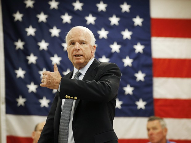 O senador republicano John McCain em foto de 30 de junho (Foto: AP Photo/Ross D. Franklin, File)