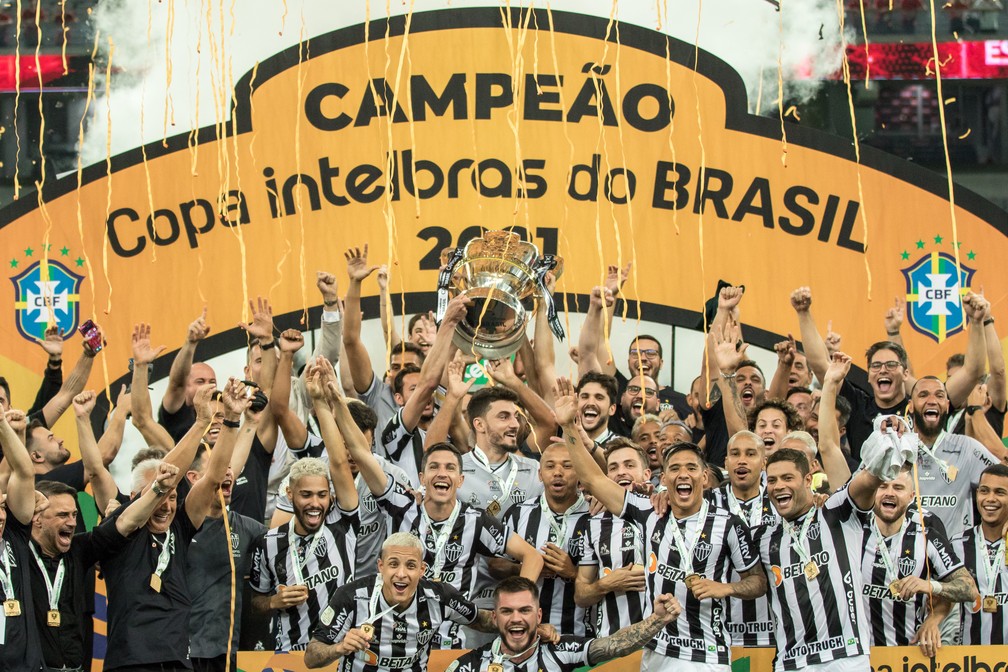 Campeão da Copa do Brasil 2021, o Atlético-MG embolsou mais de R$ 70 milhões — Foto: Robson Mafra/AGIF