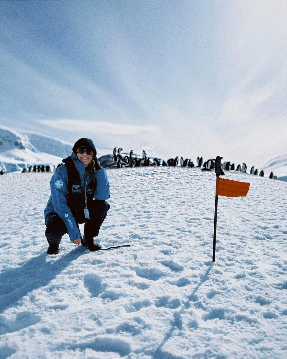 A viagem de Fernanda Paes Leme pela Antártida