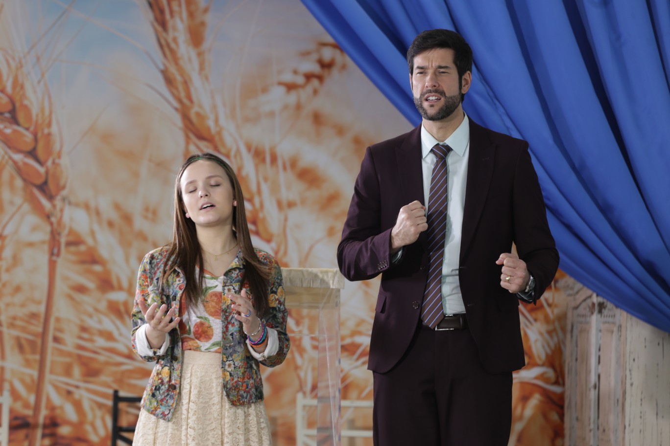 Na novela do SBT 'Cúmplices de um Resgate', de 2015 — Foto: Rodrigo Belentani / SBT