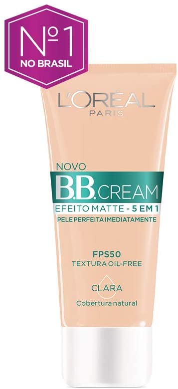  Base Bb Cream L'Oréal Paris Efeito Matte 5 em 1 Fps 50 30G  (Foto: Reprodução/Amazon)