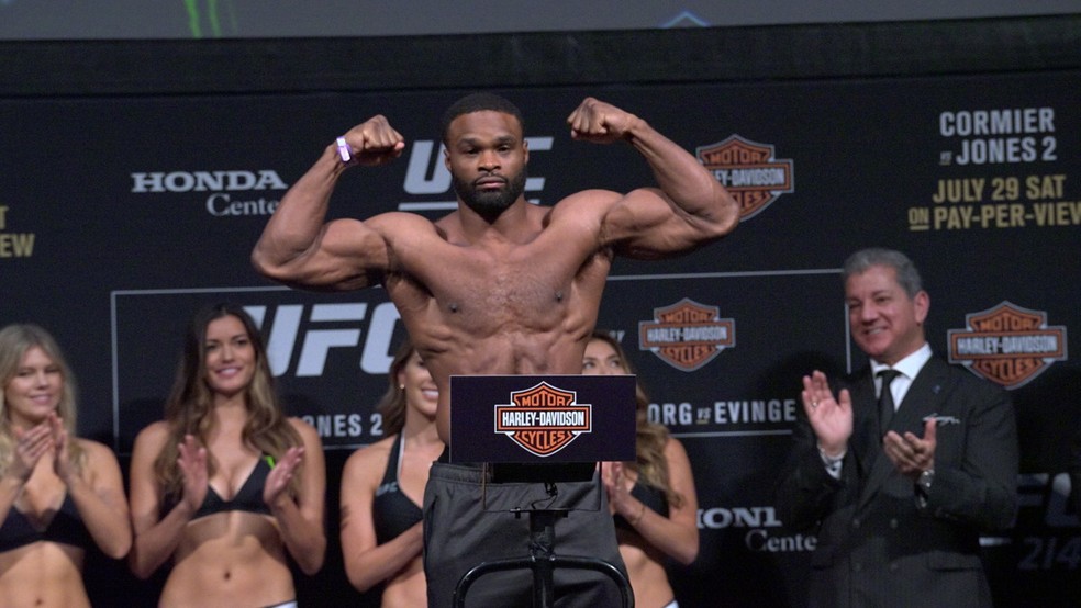 Tyron Woodley é o adversário de Gilbert Durinho na luta principal do UFC do próximo sábado — Foto: Evelyn Rodrigues