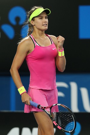 eugene bouchard x Anna-Lena Friedsam tenis aberto da australia (Foto: Getty Images)