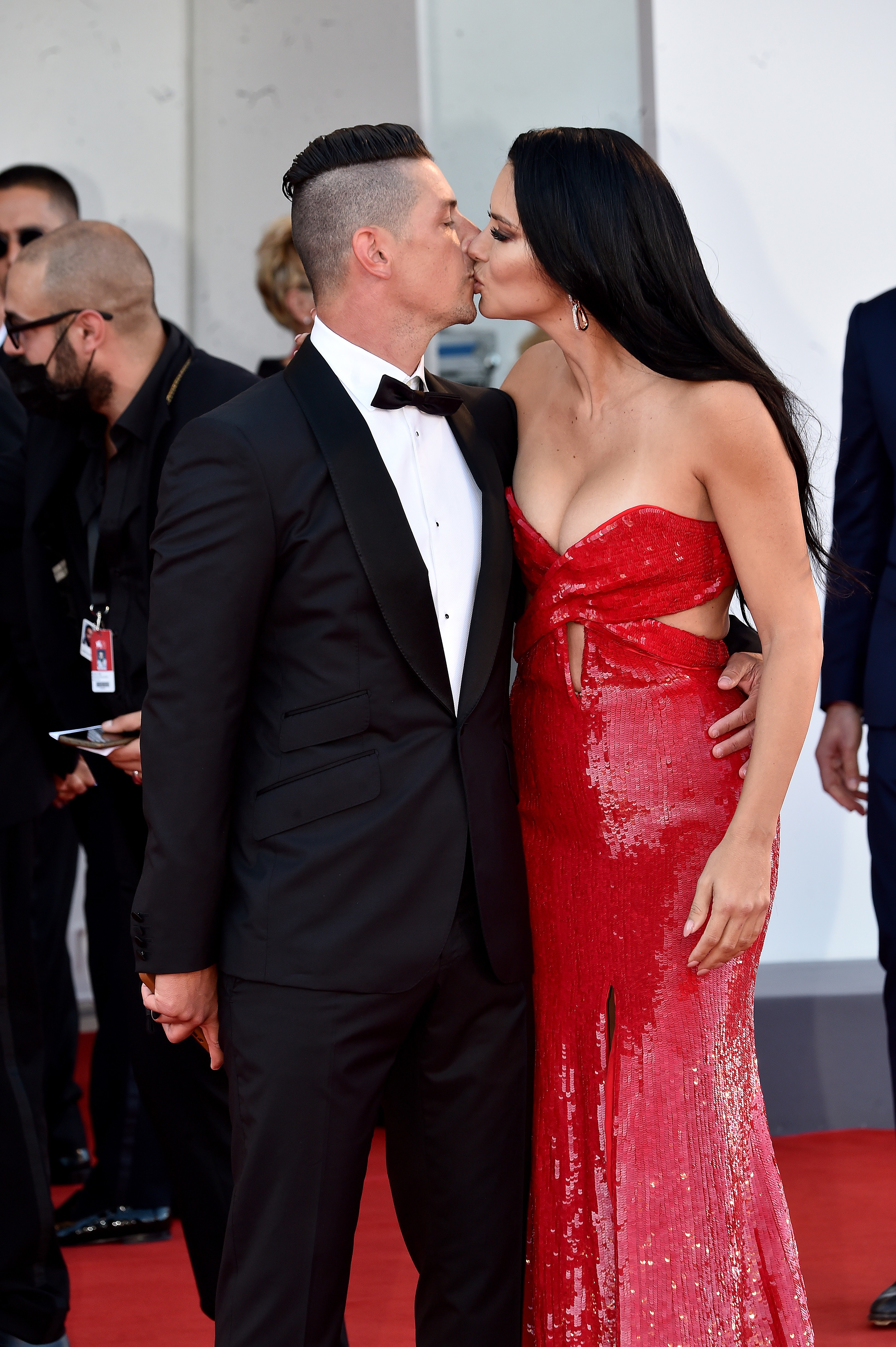 VENICE, ITALY - SEPTEMBER 01: Adriana Lima and attends the red carpet of the movie "Madres Paralelas" during the 78th Venice International Film Festival on September 01, 2021 in Venice, Italy. (Photo by Dominique Charriau/WireImage) (Foto: WireImage)