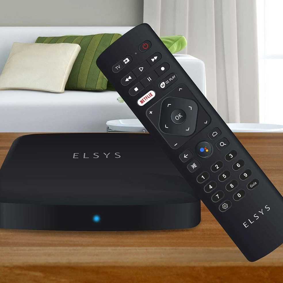 Elsys Streaming Box ETRI02 transforma a TV em smart e ainda serve como conversor para reproduzir canais da televisão aberta com sinal digital — Foto: Divulgação/Elsys
