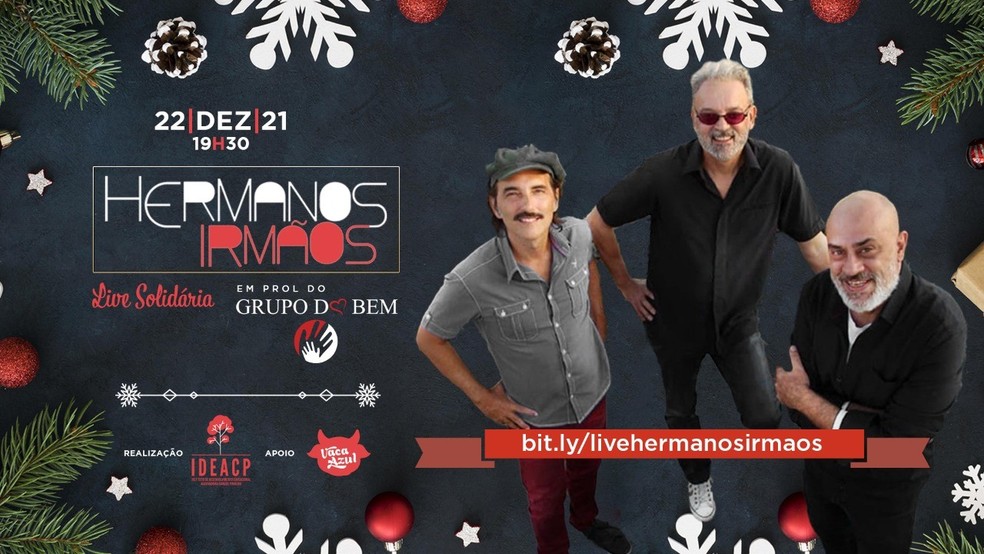 Show será transmitido virtualmente. — Foto: Divulgação/LiveSolidária