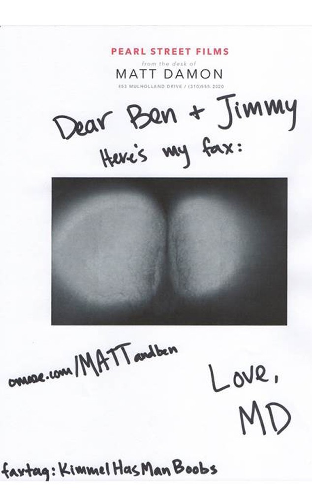 Fax Matt Damon (Foto: Reprodução)