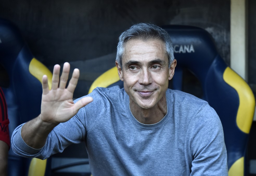 Paulo Sousa, técnico do Flamengo — Foto: André Durão