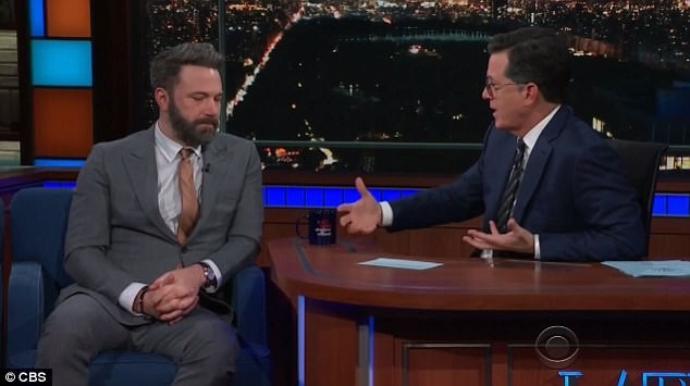 Ben Affleck e Stephen Colbert (Foto: Divulgação)