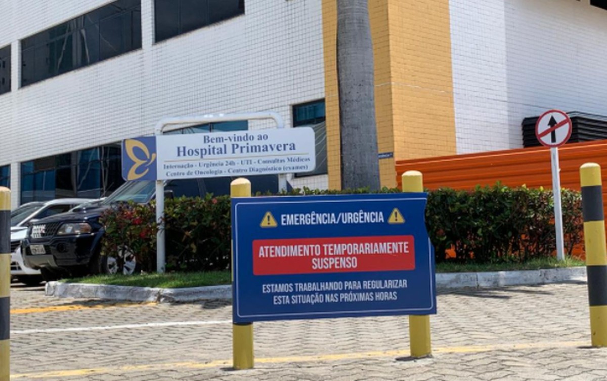 Hospital particular de Aracaju suspende temporariamente atendimento de urgências e emergências