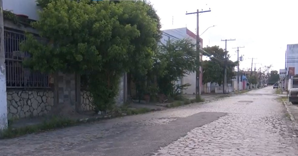 Rua Pelé fica no bairro Cidade Nova, em Feira de Santana — Foto: Reprodução/TV Subaé