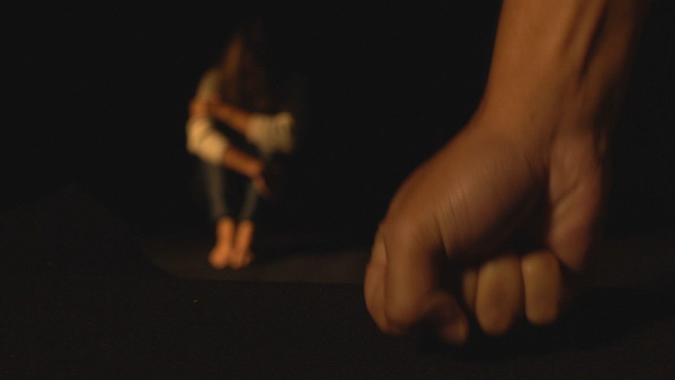 Violência doméstica em imagem de arquivo — Foto: TV Globo /Reprodução