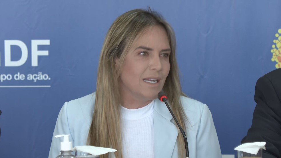 Governadora em exercício Celina Leão, em imagem de arquivo — Foto: TV Globo/Reprodução