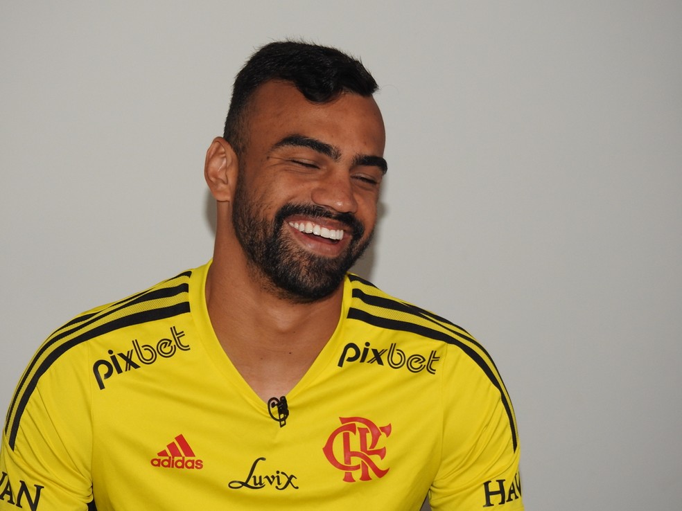 Fabr&iacute;cio Bruno, do Flamengo, em entrevista exclusiva ao ge &mdash; Foto: Fred Gomes