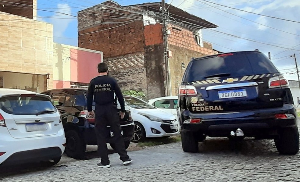 PF prende suspeito de lavagem de dinheiro e organização criminosa em Natal — Foto: Polícia Federal/Divulgação
