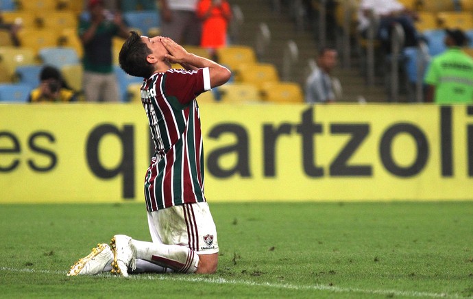 Conca comemora gol do Fluminense contra o Criciúma (Foto: Nelson Perez / Fluminense FC)