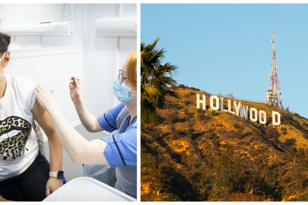 Figurões de Hollywood estão tentando subornar profissionais da saúde para furar a fila de vacinação contra COVID-19 (Foto: Getty Images)