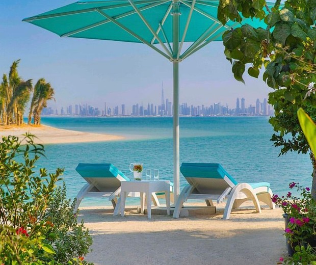 Ilha de luxo em Dubai recebe resort com praias privativas inspiradas em Maldivas (Foto: Reprodução/Instagram )