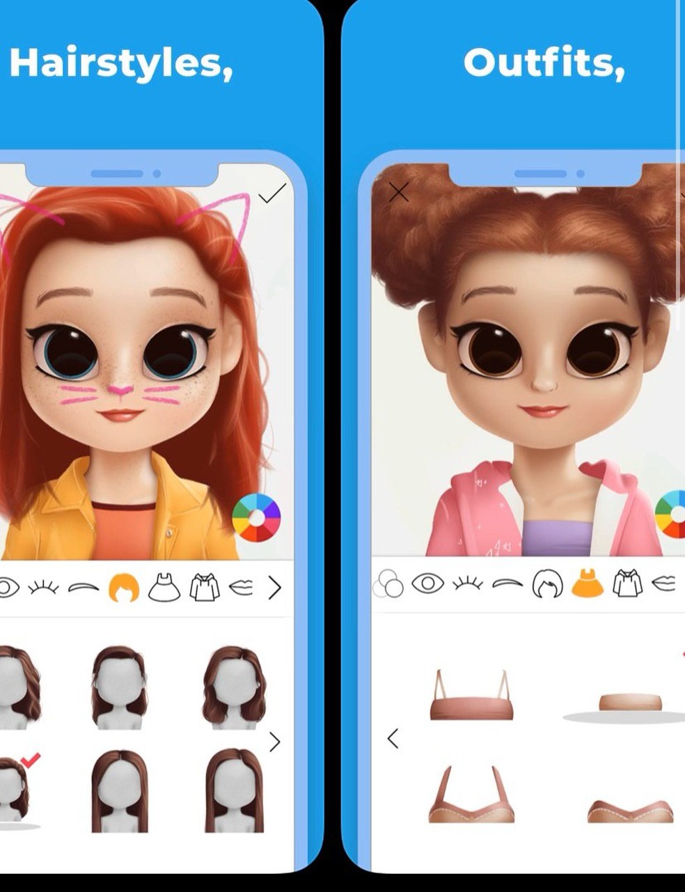 Aplicativo Dollify permite criar um avatar virtual do usuÃ¡rio. â Foto: ReproduÃ§Ã£o