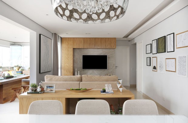Um apartamento em SP com ambientes integrados e quarto ‘radical’ (Foto: Mariana Orsi/Divulgação)