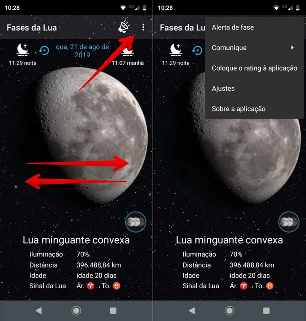 Calendario Lunar No Celular Aprenda Como Usar O App Fases Da Lua Educacao Techtudo As energias da fase lua minguante estão mais voltadas para a introspecção, a realização de balanços e para encerramentos. app fases da lua