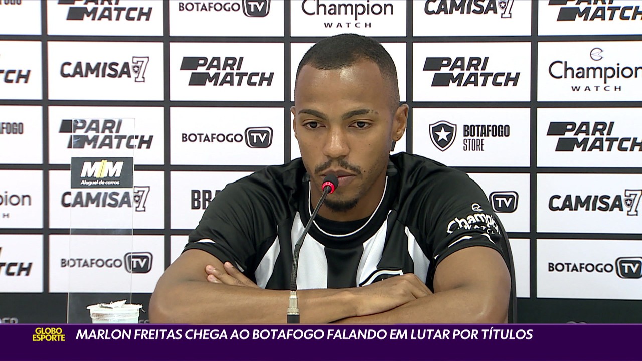 Marlon Freitas chega ao Botafogo falando em lutar por títulos