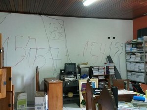 Escola estadual é vítima de furtos pela 15ª vez em Guajará-Mirim, RO (Foto: Jéssica Olinda/Rede Amazônica)