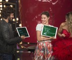 Chay Suede e Laura Neiva com Fernanda Lima no 'Amor & sexo' | Globo / Maurício Fidalgo