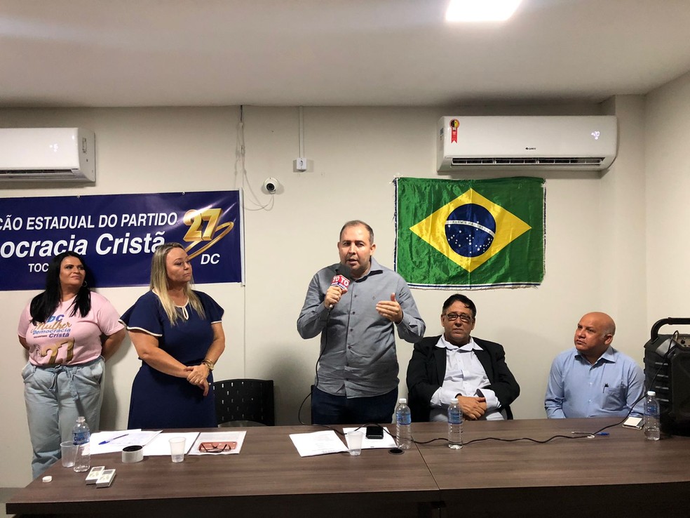 Luciano de Castro será candidato ao governo do Tocantins pelo Democracia Cristã — Foto: Kaliton Mota/TV Anhanguera
